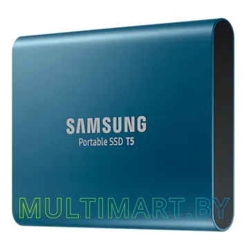 Внешний накопитель Samsung T5 500GB MU-PA500B/WW (синий) картинка 3